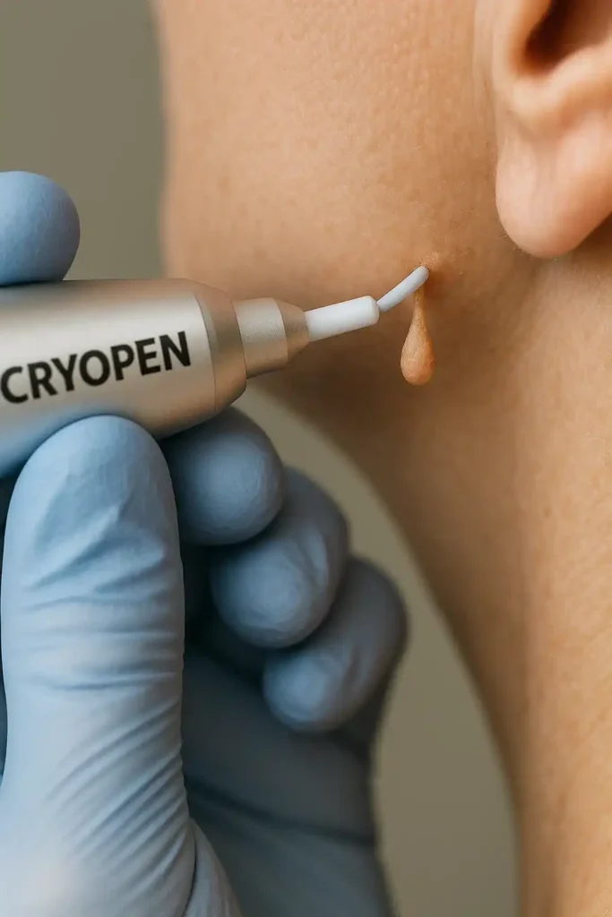 Cryopen for skin tags removal Swadlincote speak to our team today!