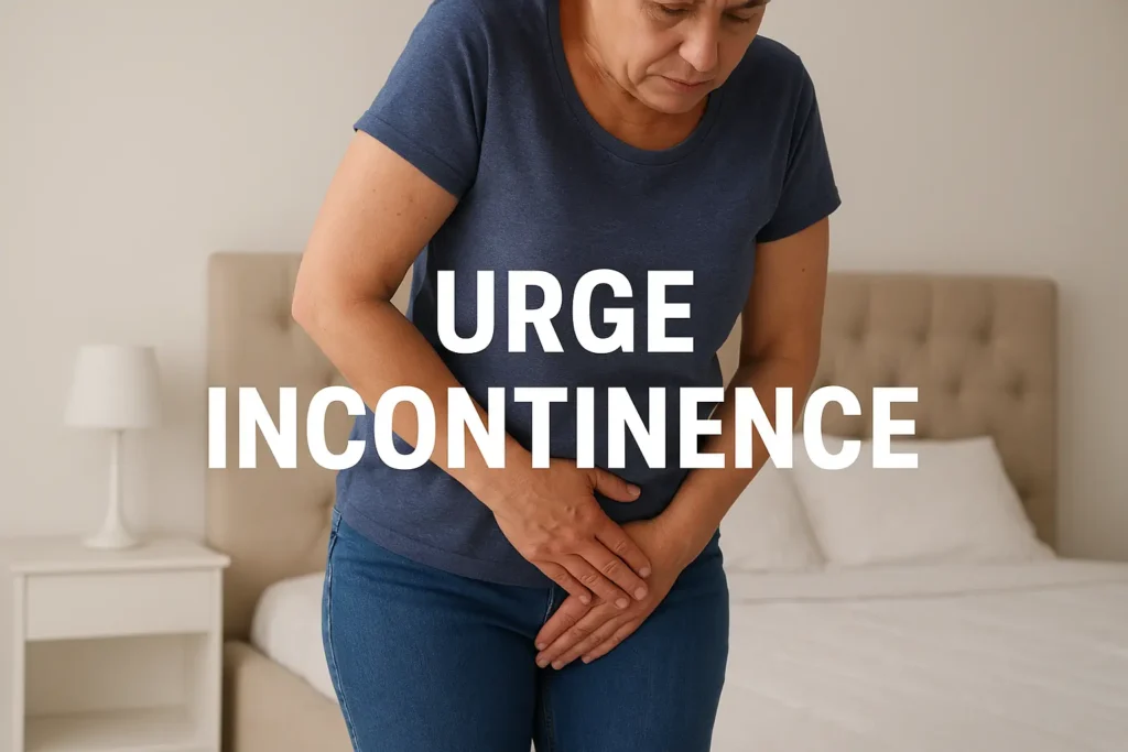 how to manage urge incontinence Swadlincote symptoms