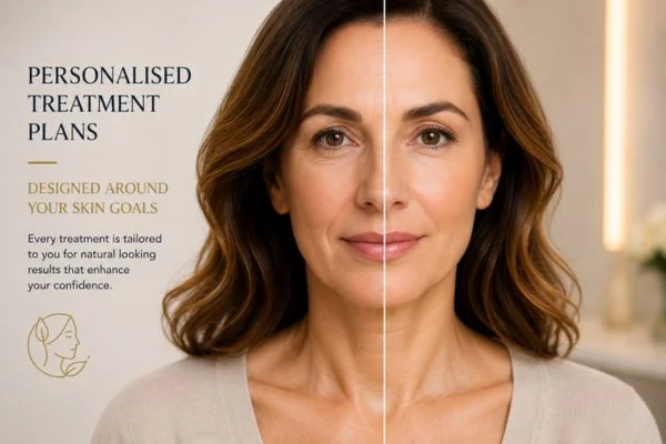 Before and after results of Collagen Lift Therapy Swadlincote