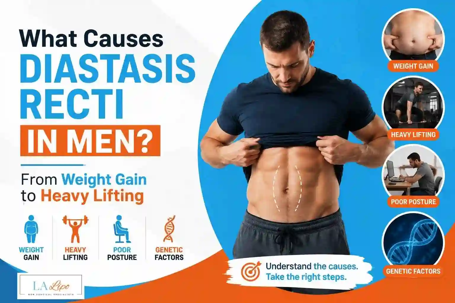 What Causes Diastasis Recti in Men? From Weight Gain to Heavy Lifting Swadlincote
